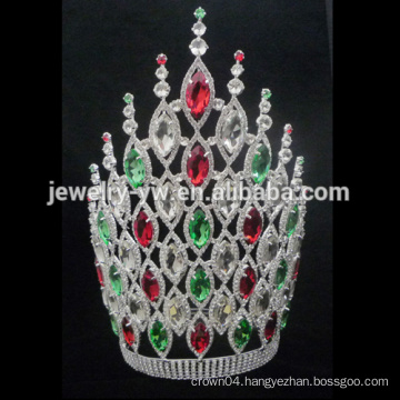 Girl plastic rhinestone princess crown hair band Wholesale Tall Pageant Crowns And Tiaras